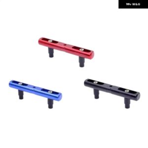 汎用バイクハンドルバーエクステンダー合金アクセサリーマウント取り付け金具付きバイクハンドルバーカスタム - black