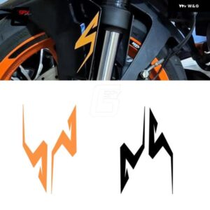 2枚 オートバイ バイク ステッカー オートバイ バイク フェンダービニール デカール スーパーアドベンチャーデューク 690 790 890 1090 1190 1290 R