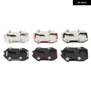 オートバイキックスタンドパッド フットサイドスタンド延長パッド CT125用高性能サポートプレートを簡単に取り付け可能