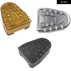 ヤマハ用オートバイギアシフトレバー延長ブロックフットコントロールパッド - Silver