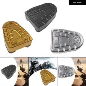 ヤマハ用オートバイギアシフトレバー延長ブロックフットコントロールパッド - black