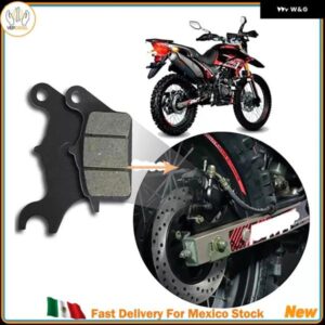 クロスマックス250/PRO用 バイク用リアブレーキパッド 2個 バイクアクセサリー