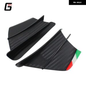 ヤマハ R6 R25 R7 R3 BMW S1000RR S1000R R/R 1000R 1000RR オートバイスポイラーウイング エアロダイナミック ウイングレットカバー - B