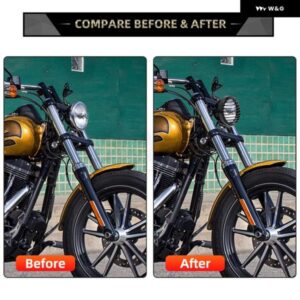 汎用ヘッドライトメッシュグリルメッシュカバープロテクターガードスクエアメタルカバーホンダスズキカワサキBMW 6.5インチバイク用 - Style　4