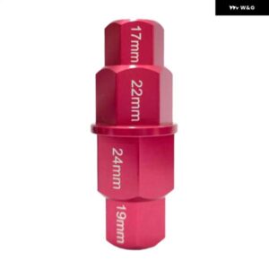 オートバイ六角軸ツール フロントアクスルホイールレンチ 17MM 19MM 22MM 24MM スピンドルソケットアダプターツール ヤマハ用