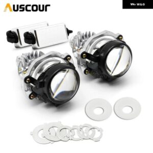 1.8インチ BI LED ヘッドライト レンズ プロジェクター 車 オートバイ バイク H7 H4 H1 9005 9006 プロジェクター ヘッドライト チューニング 車用ライト