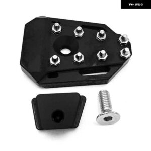 オートバイ バイク ブレーキ レバー ペグペダル フットボード チップ 延長 パッド カワサキ KLR650 2008-2018スペアパーツアクセサリー - Black