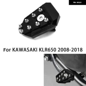 オートバイ バイク ブレーキ レバー ペグペダル フットボード チップ 延長 パッド カワサキ KLR650 2008-2018スペアパーツアクセサリー