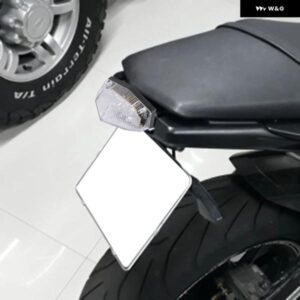 オートバイ バイク シグナル インジケーター ストップ ブレーキライト ウィンカー 11 LED テールライト モトアクセサリー - Red