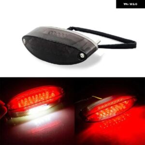 1個 オートバイ バイク カスタム LEDブレーキストップシグナル インジケーター ハーレー スズキ BMW ホンダ ATV オートバイ バイク リア ブレーキライト - Red