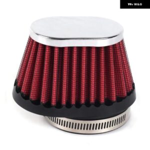 汎用 エア フィルター クリーナー オーバルラウンドテーパーコーンクランプ51MM/55MM/60MM オートバイ バイク 車ミニ オートバイ バイク OFI100 - 2.15inch　55mm