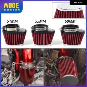 汎用 エア フィルター クリーナー オーバルラウンドテーパーコーンクランプ51MM/55MM/60MM オートバイ バイク 車ミニ オートバイ バイク OFI100