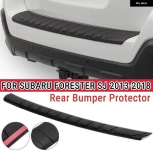 リア バンパー プロテクター シル トランク リアガード トレッドプレート トリム SUBARU FORESTER SJ 2013-2018 2019-2023 車 外装 パーツ