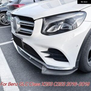 メルセデス GLC クラス X253 C253 2016-2019 年初期 AMG フロント バンパー チンリップキット スポイラー スプリッター バンパー カナード チンリップ