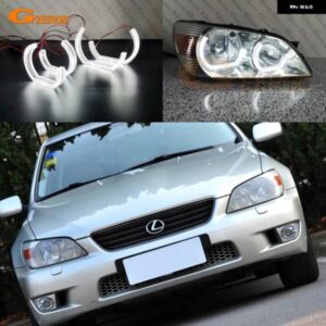 レクサス IS200 IS300 IS 200 300 トヨタ アルテッツァ 超高輝度 DTM M4 スタイル LEDエンジェルアイ ハローリング カーアクセサリー デイライト
