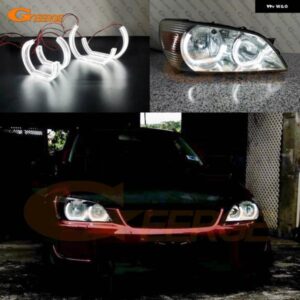 レクサス IS200 IS300 IS 200 300 トヨタ アルテッツァ 超高輝度 DTM M4 スタイル LEDエンジェルアイキット ハローリング カーアクセサリー