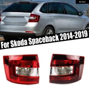 車 外装 アクセサリー シュコダ スペースバック 2014-2019 リア テールライト カバー ブレーキライト シグナルランプ テールライト ハウジング バルブ 無