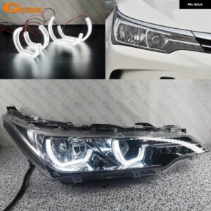 トヨタ カローラ アルティス E17 E18 2017 2018 2019 超高輝度クリスタル DTM M4 スタイル LED エンジェルアイキット ハローリング デイライト