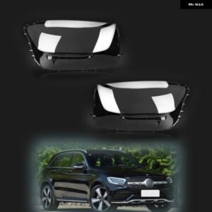 メルセデス ベンツ E クラス GLCレンズ X253 W253 2020-2022 車用ランプシェード ヘッドライト クリアシェルレンズ ペア