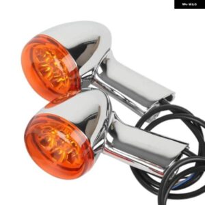 2個 LED オートバイ バイク ウィンカーライト ランニングブレーキランプ ハーレー スポーツスター XL883 XL1200 1992年以降に適合 - Single　Yellow　Light