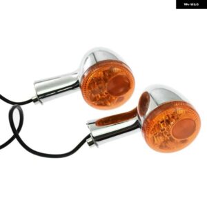 2個 LED オートバイ バイク ウィンカーライト ランニングブレーキランプ ハーレー スポーツスター XL883 XL1200 1992年以降に適合 - Single　Yellow　Light2