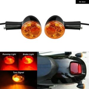 2個 LED オートバイ バイク ウィンカーライト ランニングブレーキランプ ハーレー スポーツスター XL883 XL1200 1992年以降に適合