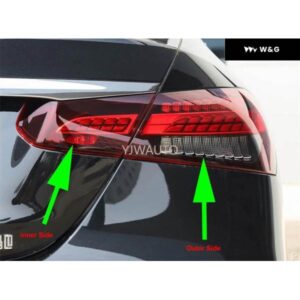 メルセデス ベンツ E クラス W213 E260 300 E350 2021 2022 テールライト カバー 車テールランプレンズ ガラス リアランプ シェード ブレーキライト シェル - Inner　1　Pcs　Right