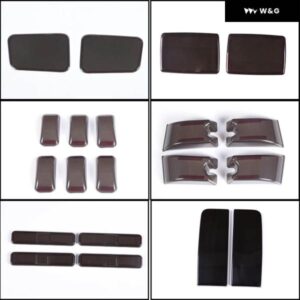 ABS スモークブラック 車用 フロントウィンカー リア フォグランプ カバー ハマー H2 2003-2009 外装 アクセサリー - 3
