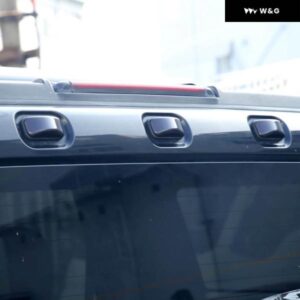 ABS スモークブラック 車用 フロントウィンカー リア フォグランプ カバー ハマー H2 2003-2009 外装 アクセサリー - 5