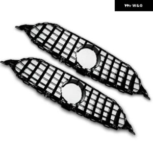 グリル LED エンブレム ベンツ LED スター イルミネーテッド LED グリル ロゴ フロント GTR グリル ベンツ C クラス W205 C180 C200 C250 C300 - GT　GRILL　NEW　C-CLASS