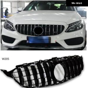 グリル LED エンブレム ベンツ LED スター イルミネーテッド LED グリル ロゴ フロント GTR グリル ベンツ C クラス W205 C180 C200 C250 C300 - LED　EMBLEMS　GRILLE　C