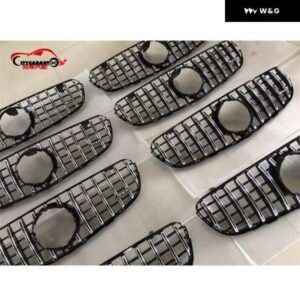 グリル LED エンブレム ベンツ LED スター イルミネーテッド LED グリル ロゴ フロント GTR グリル ベンツ C クラス W205 C180 C200 C250 C300 - LED　EMBLEMS　GRILLE　G