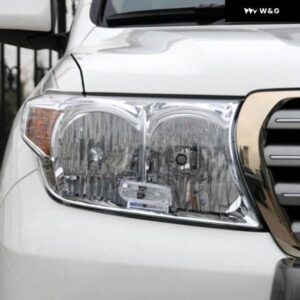トヨタ ランドクルーザー LC200 2008-2012 右 ヘッドライト シェル ランプシェード クリアレンズ カバー ヘッドライト カバー パーツ - Transparent　Right
