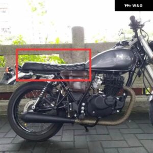ヴィンテージ フラット ブラット シート クッション ロンバスサドル カフェレーサー ストリート オートバイ バイク