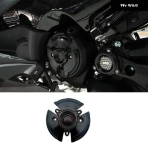 オートバイ バイク フレーム スライダー プロテクター エンジン ステーターカバー ガード ヤマハ TMAX530 TMAX560 ブラック