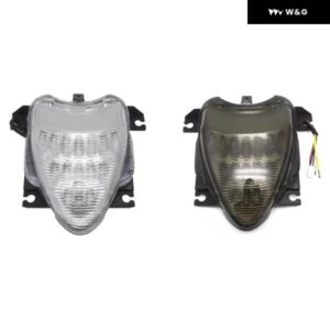 オートバイ バイク リア テールライト スズキ M109R 2006-2015 ウィンカー 一体型 LEDライト リア テールライト - Transparent