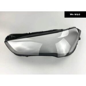 BMW X1 F48 F49 2015-2021 車用 フロント ヘッドライト ランプ ヘッドランプ ランプシェード オートシェル LED ヘッドライト カバー ガラス レンズ ケース - Set　2
