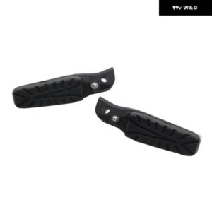 オートバイ バイク フロント リア フットレスト フットペグ ペダル DUKE 125 200 250 390 19-24 RC125 RC200 RC390 DUKE250 DUKE390 - Black　　Silver