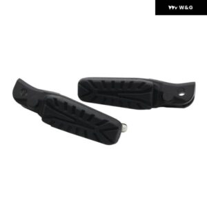 オートバイ バイク フロント リア フットレスト フットペグ ペダル DUKE 125 200 250 390 19-24 RC125 RC200 RC390 DUKE250 DUKE390 - Black