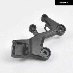 オートバイ バイク フロント フットレスト フットペグ ペダル ブラケット カワサキ NINJA 400 Z400 2018-2022 - Black