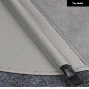 車 トランク サン ブラインド シェード カバー 三菱 パジェロ 収納 リアブートカバー カスタムPARTITI車アクセサリー - Grey