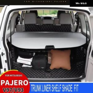 車 トランク サン ブラインド シェード カバー 三菱 パジェロ 収納 リアブートカバー カスタムPARTITI車アクセサリー