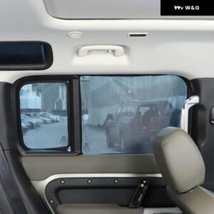 ランドローバー ディフェンダー 110 130 2020-2025 マグネット式サンシェード サイドウィンドウ メッシュカーテン サンスクリーン 断熱 サンバイザー - Full　window　(10pcs)