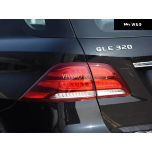 メルセデス ベンツ GLE 320 350D GLE400 2016 2017 2018 テールライト カバー テールランプレンズ ガラス リアランプ シェード ブレーキライト シェル - 4　Pcs　Left　and　Right
