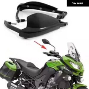 オートバイ バイク ハンドガード ハンドルバー ウインドシールド カワサキ 650 KLE650 650LT/1000LT 16-23 オートバイ バイク カスタムアクセサリー - Green
