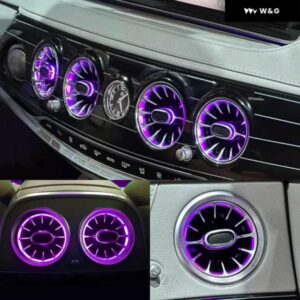 メルセデス ベンツ GLC W205/206 C クラス X253 W213 E クラス W222 S クラス W117/156 エアベント タービンノズル 装飾 アンビエントライト - W205　19-21　5pcs
