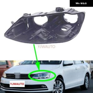 VW JETTA SAGITAR 2012-15-2018 ヘッドライト ハウス カー ヘッドランプ ベース カー フロントランプ ホルダー リアライトバック サポート - 2　Pcs　Xenon　Both　Sid