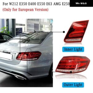 テールライト アセンブリ リアリバースランプ ウィンカー メルセデス ベンツ E クラス W212 E350 E400 E250 2009-2016 EU バージョン み - 2009-13　Left　Outer