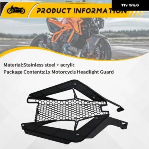 オートバイ バイク ヘッドライト プロテクター グリル ガード 1390 スーパーデューク R EVO スーパーデューク 1390 R 2024-2025