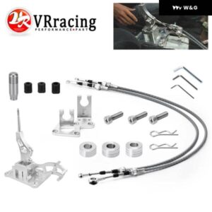 シフター ボックス シフター ケーブル トランス ブラケット 付き シフト リンケージ RSX K20 K20A K24 Kシリーズ EG EK DC2 レースタイプS Kスワップ車両 - Cables　and　Bracket